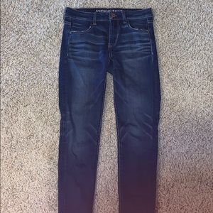 dark blue American Eagle jeans